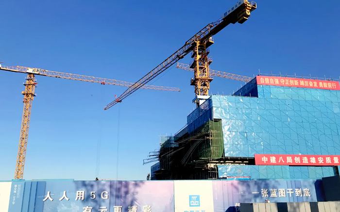 智能领航 | XINGKONG SPORT塔机助建雄安智慧城市产业园