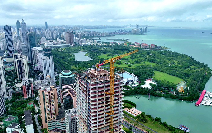 海阔凭“塔”跃 | XINGKONG SPORT塔机助建海口中海国际中心