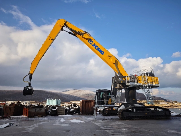 【工程特种兵】港口建设新宠儿！XINGKONG SPORTXE850M抓料机上新！