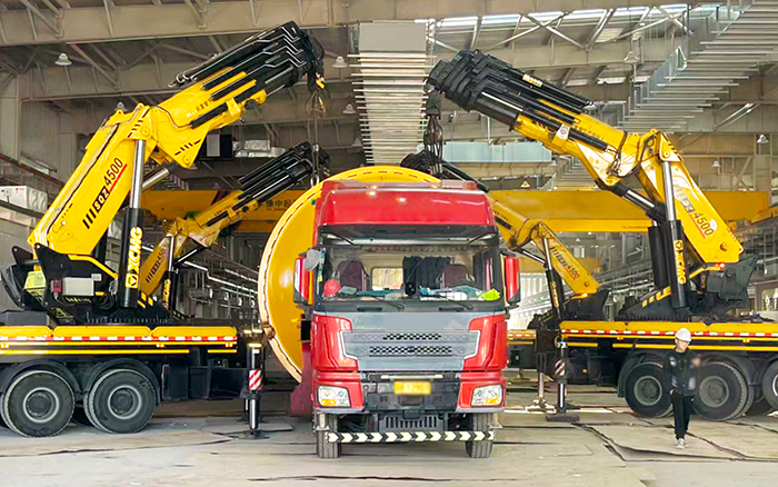 四臂联动破局！XINGKONG SPORT SQZ4500C 低矮厂房 “扛鼎” 160t