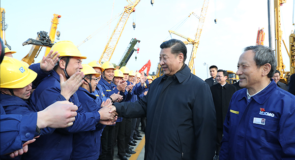 中共中央总书记、国家主席、中央军委主席习近平亲临登录入口集团考察调研