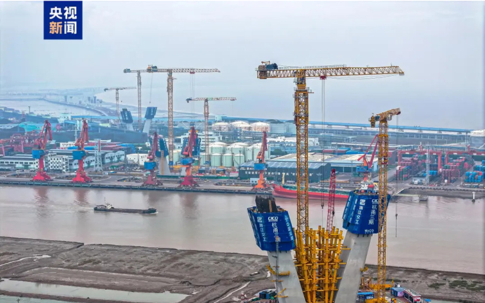 央视聚焦！登录入口超大塔助建世界级桥梁工程！