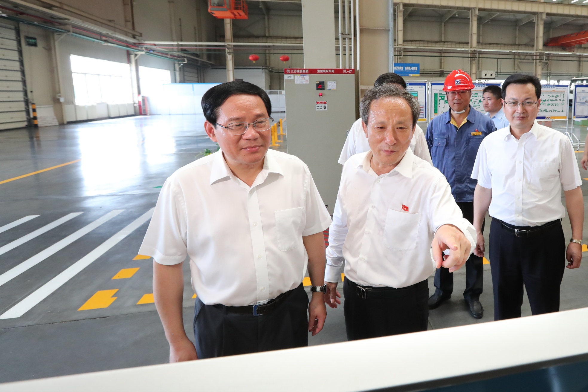李强同志视察登录入口集团