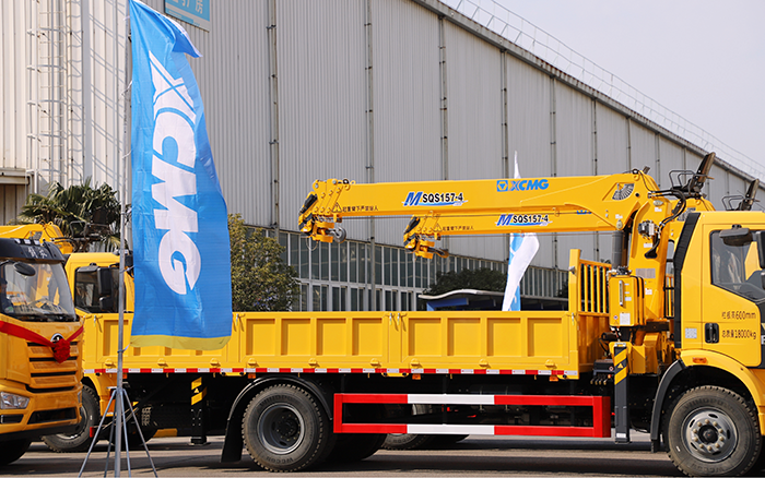 助力城市建设新征程！登录入口随车起重机M SQS157-4批量发车 