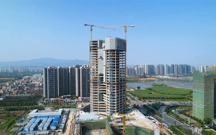城市“金名片”| 登录入口塔机助建新会第一高楼