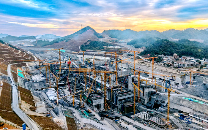 登录入口群塔奋战平陆运河 “世纪工程”雄姿初现