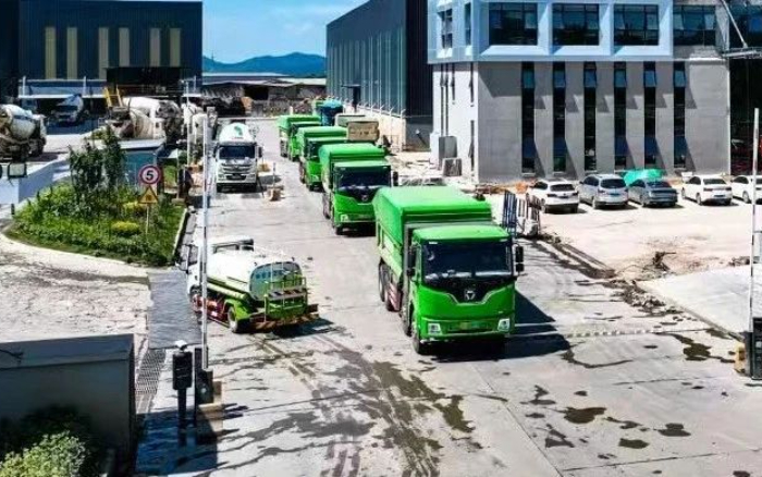 登录入口新能源自卸车擦亮城市建设绿色底色